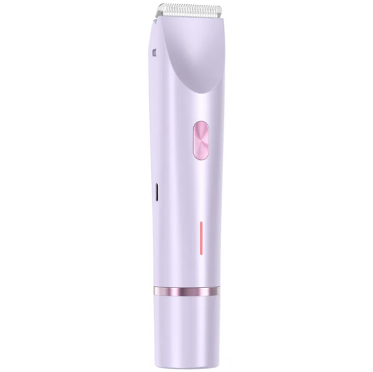 2 In 1 Hair Remover Women's Double Head Shaver Private Pubic Hair Trimmer Electric Razor Wet Dry Electric Body Hair