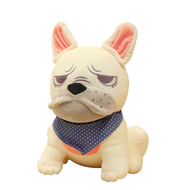 Cute Bulldog Plush Toy Pillow for Sleeping